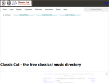 Tablet Screenshot of classiccat.net